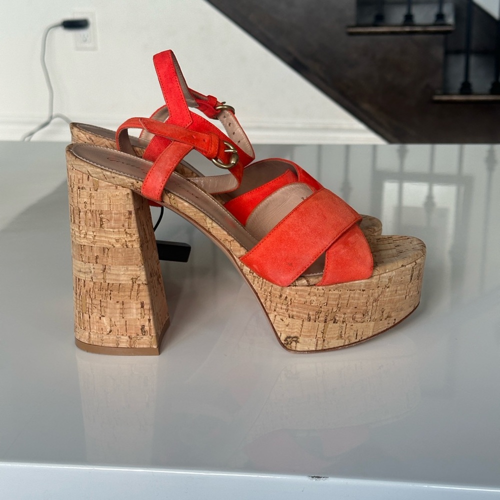 GIANVITO ROSSI Bebe Heeled platform Sandals - Picture 4 of 5